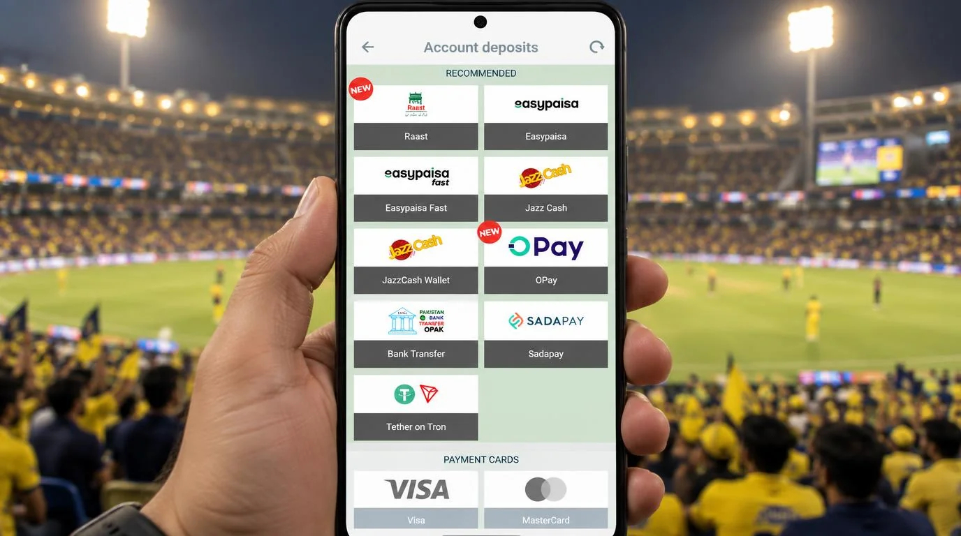 Melbet deposit methods in Pakistan – JazzCash, Easypaisa, Raast, SadaPay